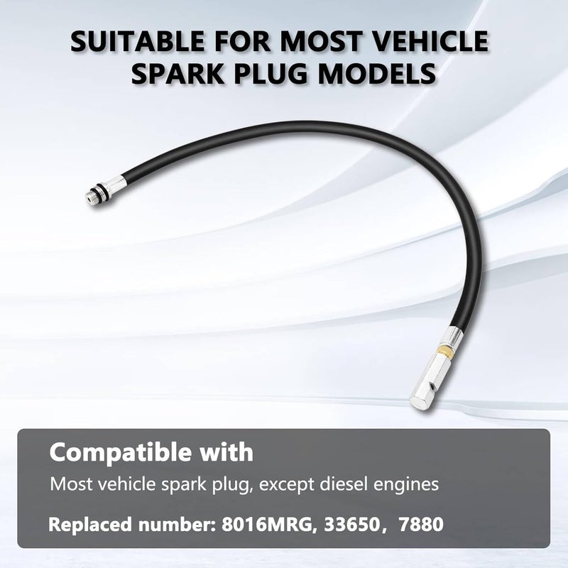 RAMATA Whistle Thread Top Dead Center Indicator, Universal Top Dead Center Indicator with 14mm 18mm Spark Plug Ports for Distributor Installation, Timing, Valve Adjustment Replace 8016MRG 33650 7880 - Image 2
